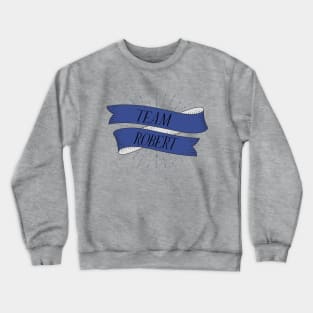 Team Robert - Blue Scarf Crewneck Sweatshirt